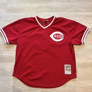 Mitchell & Ness Authentic Pete Rose Cincinnati Reds 1984 Jersey Men's-Size XL